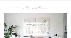Desktop Screenshot of abigailalicex.com